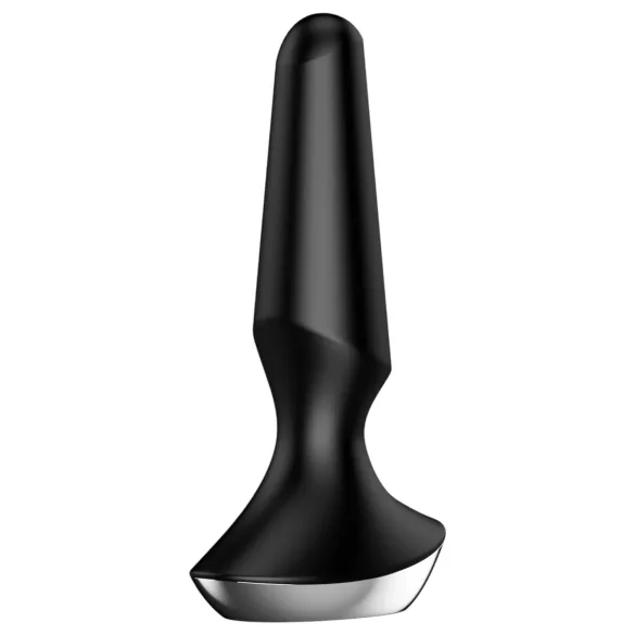 Satisfyer Plug-ilicious 2 - lietotnes vadāms anālais vibrators (melns)
