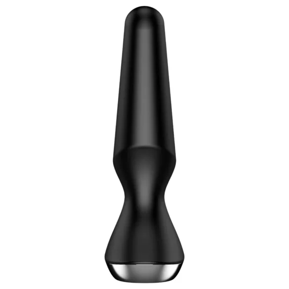Satisfyer Plug-ilicious 2 - lietotnes vadāms anālais vibrators (melns)