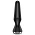 Satisfyer Plug-ilicious 2 - gudrs anālais vibrators (melns)
