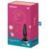 Satisfyer Plug-ilicious 2 - gudrs anālais vibrators (melns)