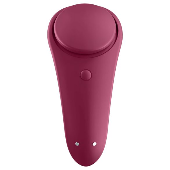 Satisfyer Sexy Secret - sieviešu biksīšu vibrators, ūdensizturīgs, sarkans