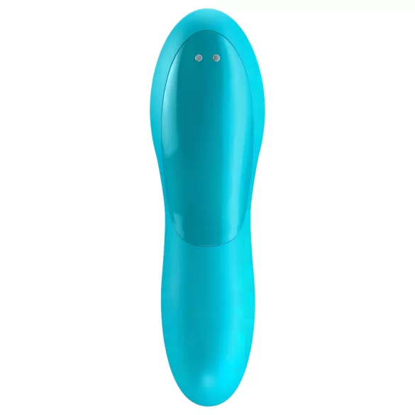 Satisfyer Teaser - pirkstu vibrators uzlādējams ūdensizturīgs tirkīza
