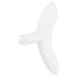 Satisfyer Bold Lover - pirkstu vibrators uzlādējams ūdensizturīgs balts