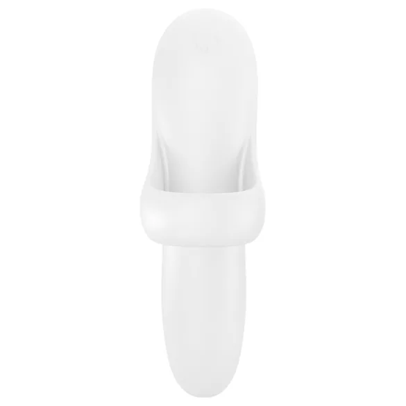 Satisfyer Bold Lover - pirkstu vibrators uzlādējams ūdensizturīgs balts
