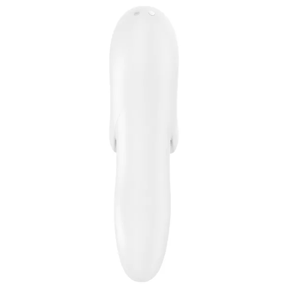 Satisfyer Bold Lover - pirkstu vibrators uzlādējams ūdensizturīgs balts