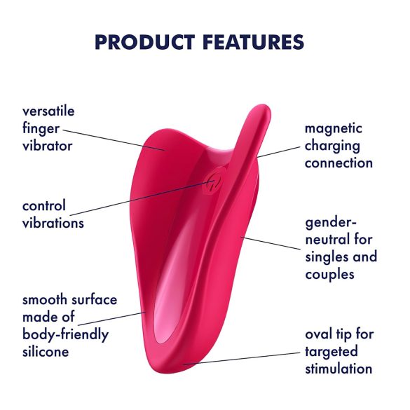 Satisfyer High Fly - klitora vibrators, uzlādējams, ūdensizturīgs, rozā