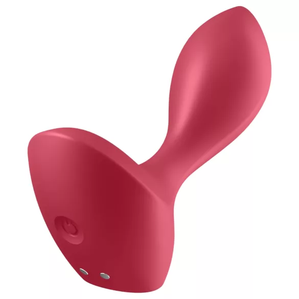 Satisfyer anālais vibrators ūdensizturīgs uzlādējams sarkans