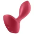 Satisfyer anālais vibrators ūdensizturīgs uzlādējams sarkans