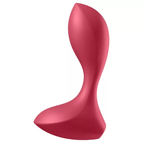 Satisfyer anālais vibrators ūdensizturīgs uzlādējams sarkans