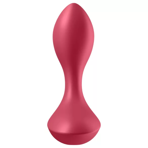 Satisfyer anālais vibrators ūdensizturīgs uzlādējams sarkans