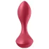 Satisfyer anālais vibrators ūdensizturīgs uzlādējams sarkans