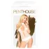Penthouse bodijs ar kakla lenti baltā krāsā - M/L
