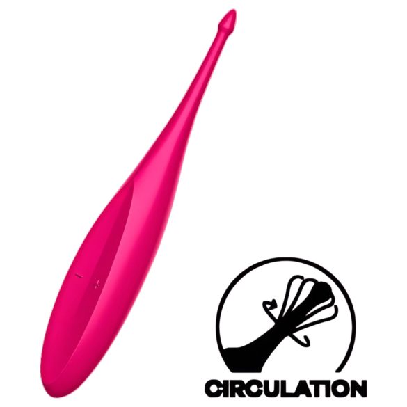 Satisfyer Twirling Fun - akumulatora, ūdensizturīgs klitora vibrators (rozā)