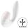 Satisfyer Supernova - uzlādējams, gaisa viļņu 2in1 vibrators (balts)