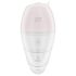 Satisfyer Supernova - uzlādējams, gaisa viļņu 2in1 vibrators (balts)