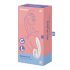 Satisfyer Supernova - uzlādējams, gaisa viļņu 2in1 vibrators (balts)
