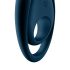 Satisfyer Glorious Duo – vibrējošs dzimumlocekļa gredzens (zils)