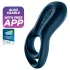 Satisfyer Epic Duo - viedais vibrējošais erekcijas gredzens melns