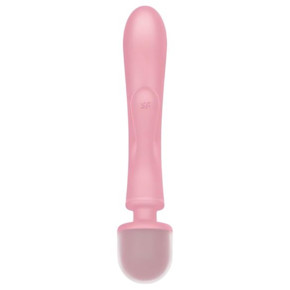 Satisfyer Triple Lover - G-punkta un klitora vibrators rozā