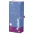 Satisfyer Triple Oh - uzlādējams vibrators ar klitora stimulatoru zils