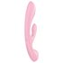 Satisfyer Triple Oh - Uzlādējams, klitora vibrators ar rokturi (rozā)