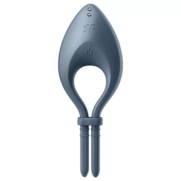 Satisfyer Bullseye - viedais vibrējošais erekcijas gredzens pelēks