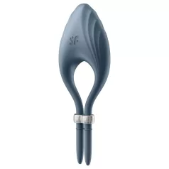   Satisfyer Duelist - uzlādējams vibrējošs erekcijas gredzens pelēks