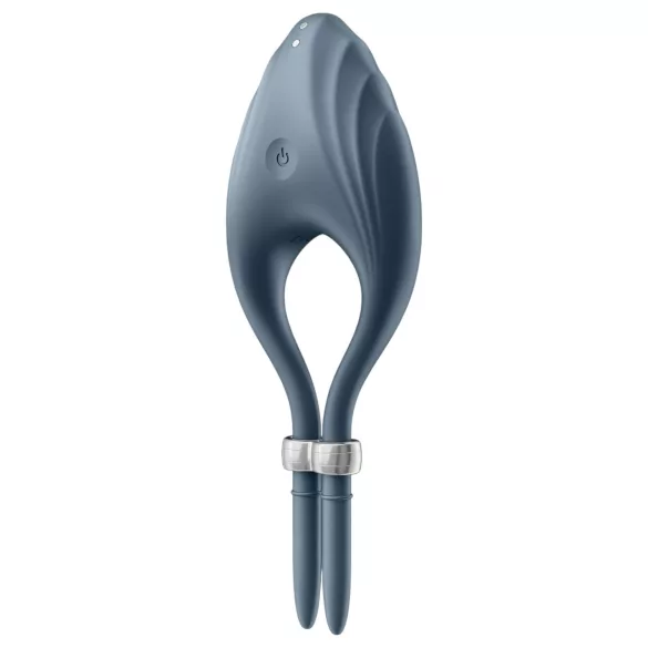 Satisfyer Duelist - uzlādējams vibrējošs erekcijas gredzens pelēks