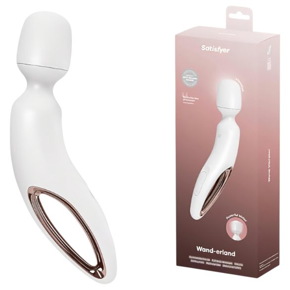 Satisfyer Wand-erland - masējošs vibrators (balts)