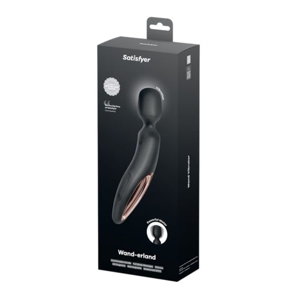 Satisfyer Wand-erland - masāžas vibrators melns