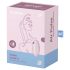 Satisfyer Vulva Lover 3 - akumulatora klitora masētājs ar gaisa vilni (rozā)