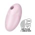 Satisfyer Vulva Lover 3 - akumulatora klitora masētājs ar gaisa vilni (rozā)