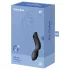 Satisfyer Curvy Trinity 2 - gaisa impulsu un vibrācijas vibrators melns
