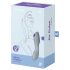 Satisfyer Curvy Trinity 3 - gaisa viļņu 2in1 vibrators (pelēks)