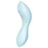 Satisfyer Curvy Trinity 5+ - lietotnes vadāms 2-in-1 vibrators (zils)