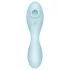 Satisfyer Curvy Trinity 5+ - lietotnes vadāms 2-in-1 vibrators (zils)