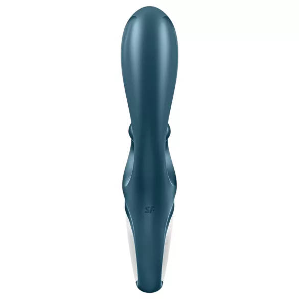 Satisfyer Hug Me - lietotnes vadāms vibrators ar klitora rociņu (zils)