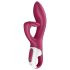 Satisfyer Embrace Me - uzlādējams vibrators ar klitora stimulatoru sarkans