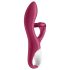 Satisfyer Embrace Me - uzlādējams vibrators ar klitora stimulatoru sarkans