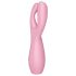 Satisfyer Threesome 3 - akumulatora klitora vibrators (rozā)