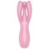 Satisfyer Threesome 3 - akumulatora klitora vibrators (rozā)