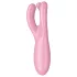 Satisfyer Threesome 4 - lietotnes vadāms klitora vibrators (rozā)