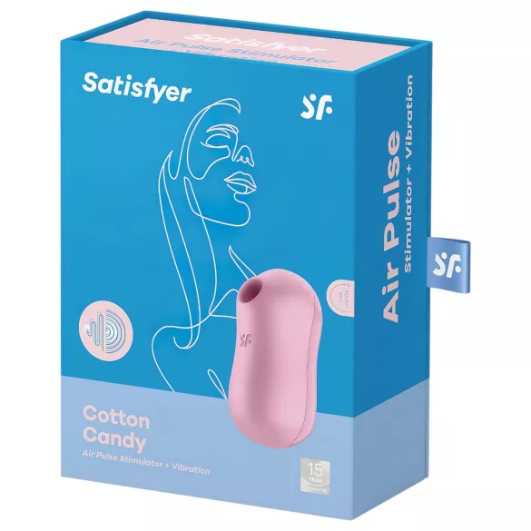 Satisfyer klitora stimulatora vibrators ar gaisa viļņiem uzlādējams violets