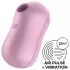 Satisfyer klitora stimulatora vibrators ar gaisa viļņiem uzlādējams violets