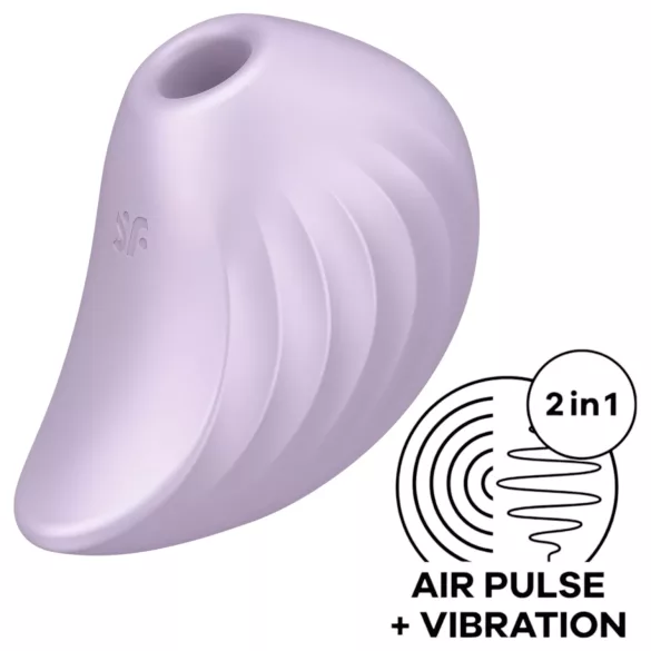Satisfyer Pearl Diver - klitorālais vibrators ar gaisa viļņiem violets