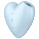 Satisfyer Cutie Heart - akumulators klitora vibrators ar gaisa viļņiem (zils)