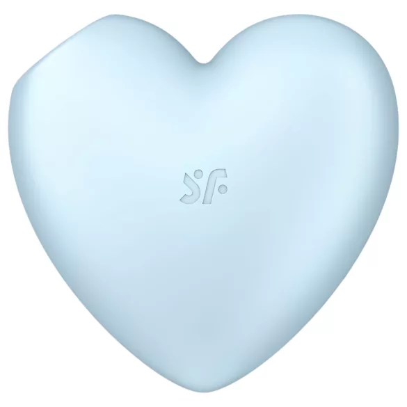 Satisfyer Cutie Heart - klitora stimulators ar gaisa viļņiem uzlādējams zils