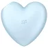 Satisfyer Cutie Heart - klitora stimulators ar gaisa viļņiem uzlādējams zils