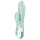 Satisfyer Air Pump Bunny 5 - lietotnes vadāms pumpējams vibrators (mētra)