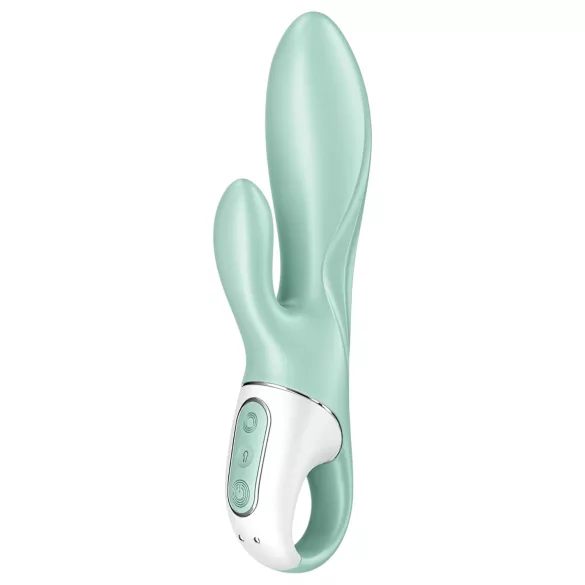 Satisfyer Air Pump Bunny 5 - lietotnes vadāms pumpējams vibrators (mētra)